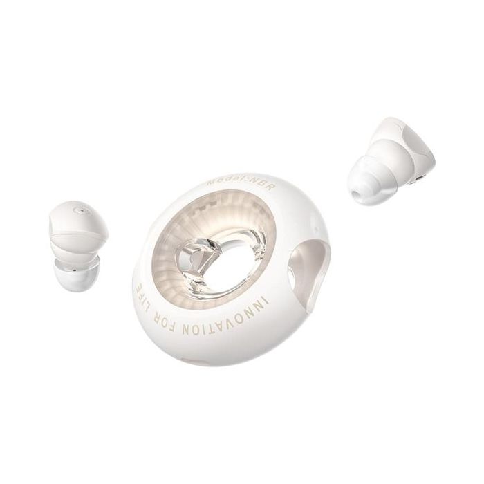 Vention Tiny T17 Auriculares Bluetooth 5.3 con Estuche de Carga - True Wireless - 6h Autonomia - LED - Color Beige
