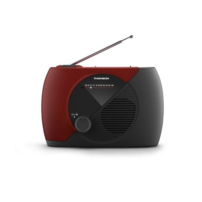 Thomson RT353 Radio FM Portatil -  Color Ganate/Negro