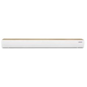 Thomson SB401BT Barra de Sonido 200W - Bluetooth 5.0 - Entrada de Audio de TV, Optica,  AUX-IN de 3,5mm y Lector USB - Color Madera/Blanco