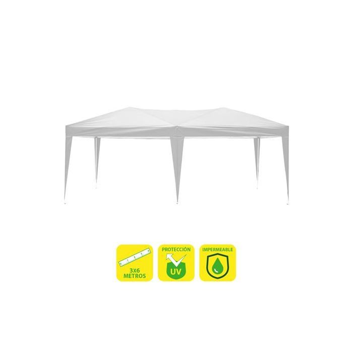Sungarden Carpa Plegable Acero 3x6m - Color Blanco