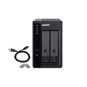 QNAP TR-002 Caja de Expansion RAID USB 3.0 - 2 Bahias 2.5", 3.5" - Ventilador 70mm