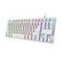 Trust Teclado de Membrana USB - Iluminacion LED - Cable de 1.35m - Color Blanco