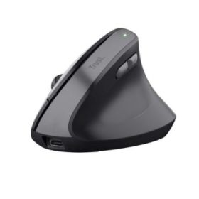 Trust Raton Inalambrico USB - Tecnologia Silent Click - 6 Botones - Recargable por USB-C - Color Negro