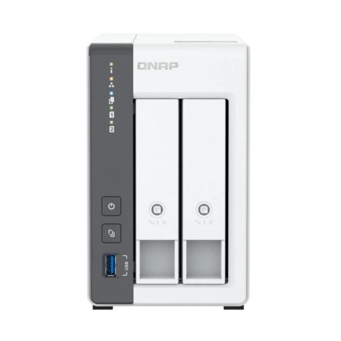 QNAP TS-216G NAS Torre Procesador ARM Cortex-A55 - Memoria 4GB - 2 Bahias 2.5", 3.5" - USB, RJ-45 2.5GB - Ventilador 70mm