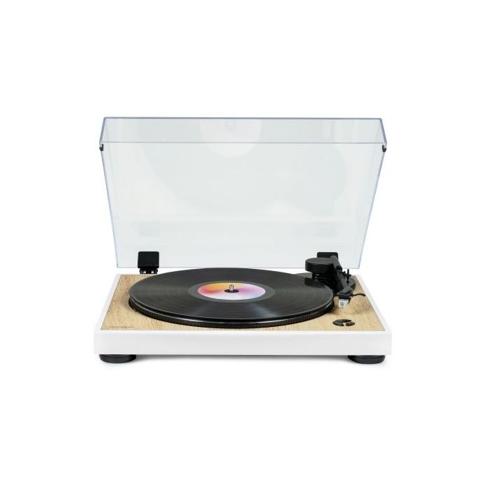 Thomson TT301 Giradiscos Preamplificado - Funcion Parada Automatica - Color Madera/Blanco