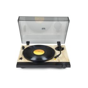Thomson TT702 Giradiscos Preamplificado Premium - Conexion RCA  - Color Madera/Aluminio