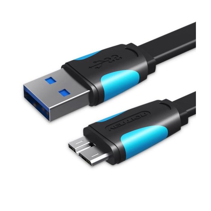Vention Cable USB 3.0 Macho a MicroUSB Macho - 2m - Color Negro