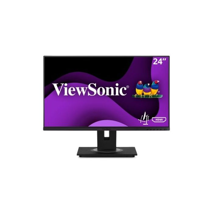 ViewSonic VG2756V-2K Monitor LED 27" IPS FHD - Respuesta 5ms - Altavoces 4W - 16:9 - Ajustable en Altura, Giratorio e Inclinable - HDMI, DisplayPort, Audio, USB - Angulo de Vision 178º - VESA 100x100mm