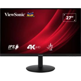 ViewSonic VG2708-4K Monitor LED 27" IPS UHD 4K HDR - Respuesta 4ms - 16:9 - Ajustable de Inclinacion - HDMI, DisplayPort, Audio - Angulo de Vision 178º - VESA 100x100mm