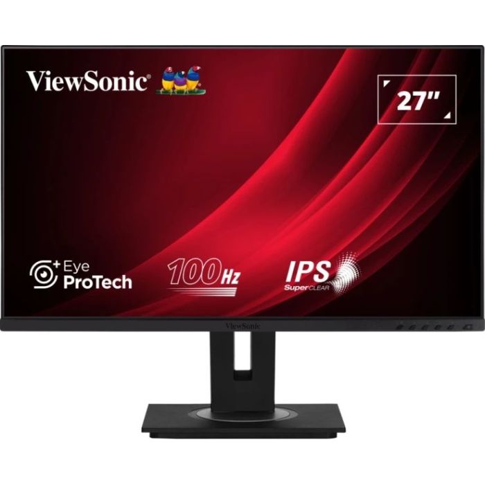 Viewsonic VG2748A-2 Monitor 27"  LED IPS FullHD - 16:9 -  Altavoces 4W - HDMI, VGA, USB - Ajustable en Altura, Giratorio e Inclinable - Color Negro