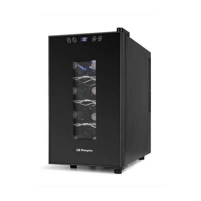 Orbegozo VT 830 Vinoteca Compacta - Conserva y Disfruta del Vino en Casa - Capacidad para 8 Botellas - Control Electronico de Temperatura - Diseño Elegante y Moderno - Silenciosa y sin Vibraciones