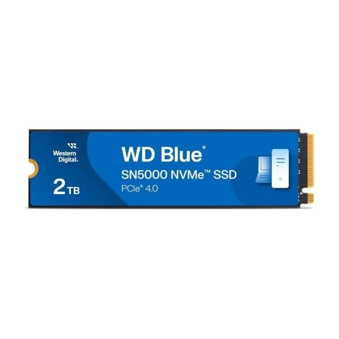 WD Blue SN5000 Disco Duro Solido SSD 2TB M2 PCI Express 4.0 NVMe Gen4 TCL 3D NAND