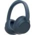 Sony WH-CH720 Auriculares Bluetooth 5.2 con Microfono Integrado - Diadema Ajustable - Conectividad Multipunto - Alambrico e Inalambrico - Auriculares Giratorios - Autonomia hasta 50h - Color Azul