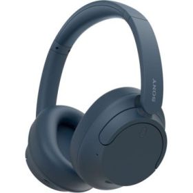 Sony WH-CH720 Auriculares Bluetooth 5.2 con Microfono Integrado - Diadema Ajustable - Conectividad Multipunto - Alambrico e Inalambrico - Auriculares Giratorios - Autonomia hasta 50h - Color Azul