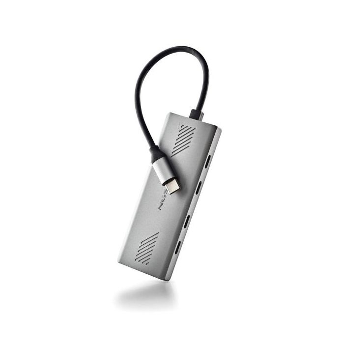NGS Wonder 4-C 4 en 1 Hub USB-C - 4x USB-C - Velocidad de Transmisión hasta 5 Gbps