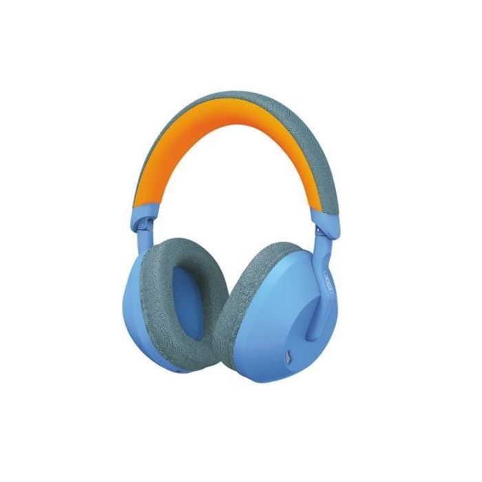 XO BE49 Auriculares Bluetooth 5.3 - Diadema y Almohadillas Confort en Tela - Microfono Integrado - Color Azul