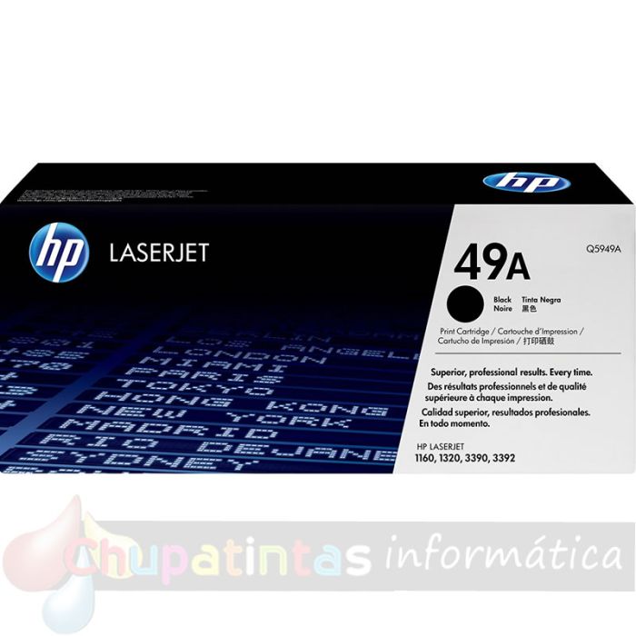 HP Q5949A Negro Cartucho de Tóner Original - 49A