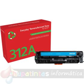 Xerox Everyday HP CF381A Cian Cartucho de Tóner Genérico - Reemplaza 312A