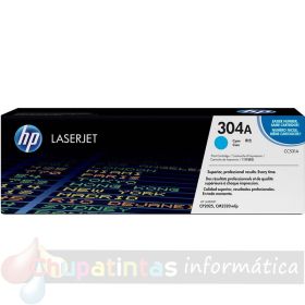 HP CC531A Cian Cartucho de Tóner Original - 304A