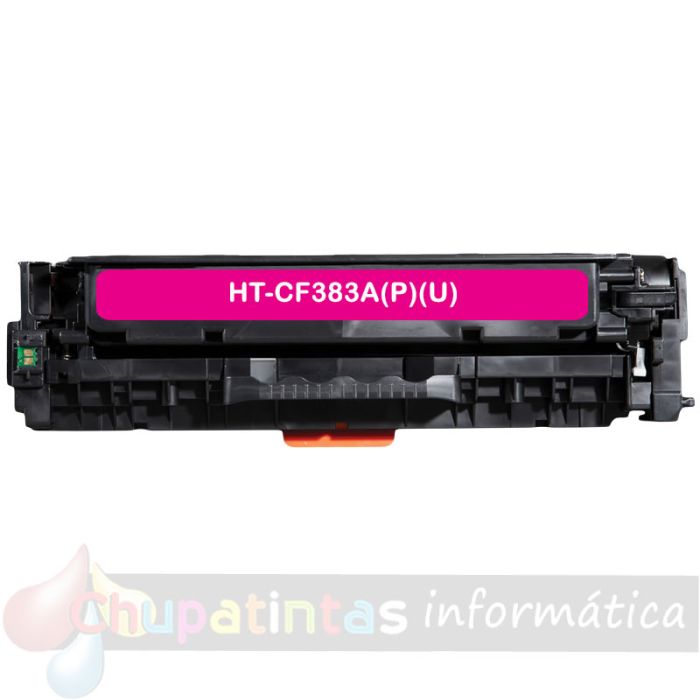 HP CC533A/CE413A/CF383A Magenta Cartucho de Tóner Genérico - Reemplaza 304A/305A/312A