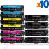 Canon 718 Pack de 10 Cartuchos de Tóner Genéricos