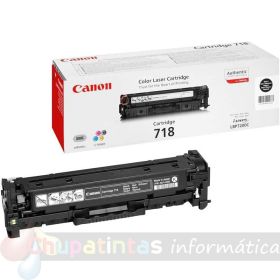 Canon 718 Negro Cartucho de Tóner Original - 2662B002