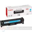 Canon 718 Cyan Cartucho de Toner Original - 2661B002
