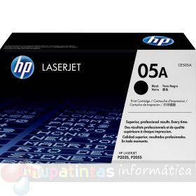HP CE505A Negro Cartucho de Tóner Original - 05A