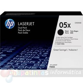 HP CE505X Negro Cartucho de Tóner Original - 05X