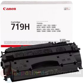 Canon 719H Negro Cartucho de Tóner Original - 3480B012