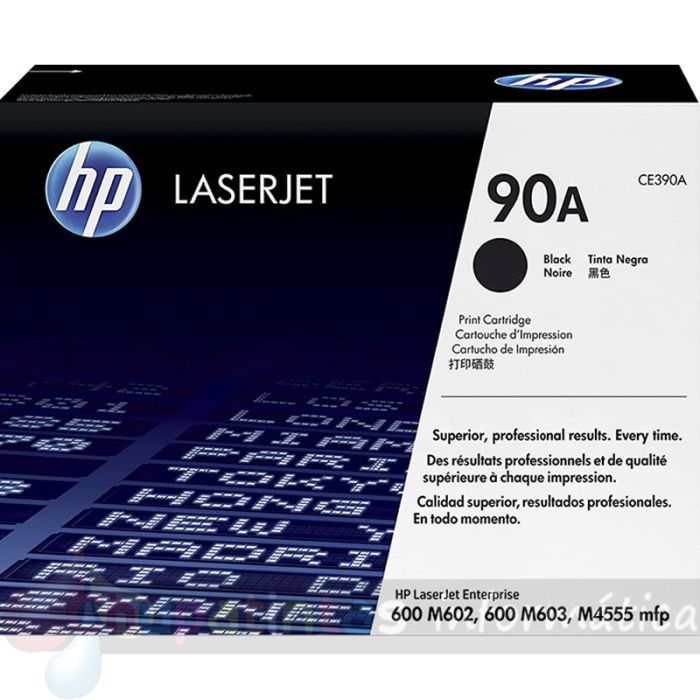 HP CE390A Negro Cartucho de Tóner Original - 90A