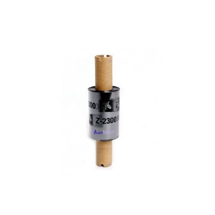 Zebra 2300 Wax Pack de 12 Cintas de Transferencia Termica Original de Cera - Ancho 33mm, Longitud 74m