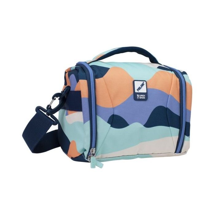 Milan The Fun Bolsa Isotermica Porta Alimentos 5L - Interior Aislante Termico - Apertura Total - Correa Regulable y Extraible