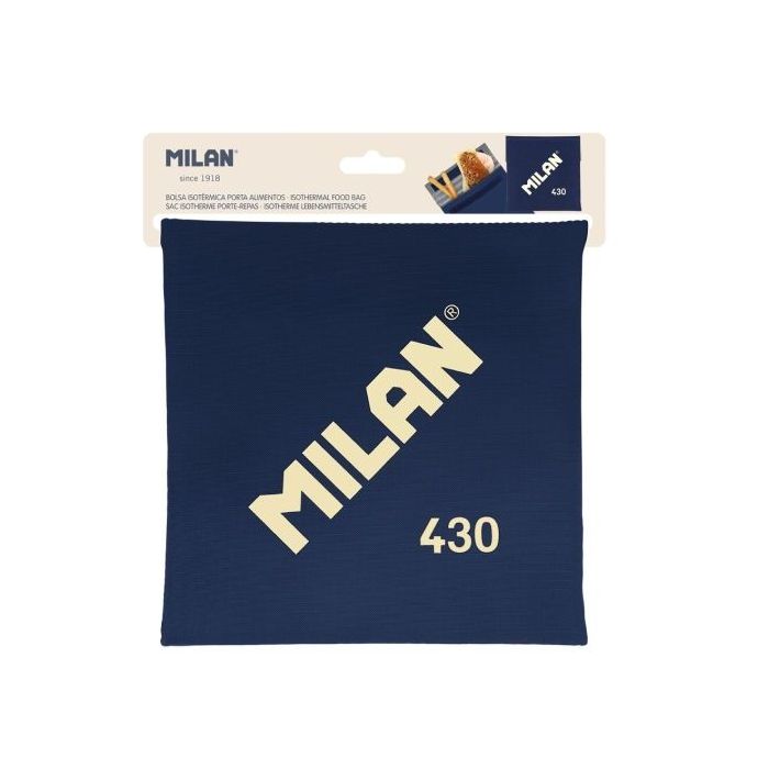 Milan Coleccion 430 Bolsa Isotermica Porta Alimentos 0.3L - Forro Interior Isotermico - Color Azul