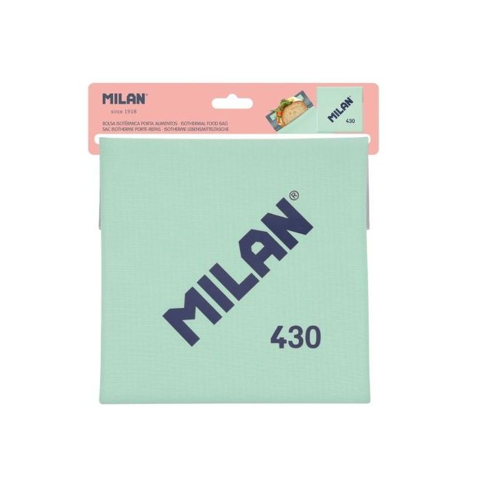 Milan Coleccion 430 Bolsa Isotermica Porta Alimentos 0.3L - Forro Interior Isotermico - Color Verde