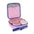 Milan Coleccion 460 Bolsa Isotermica Porta Alimentos 3,9L - Incluye 3 Recipientes para Alimentos 2x de 0,25L y 1x de 0,75 L - Interior Aislante Termico - Color Rosa/Azul
