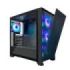Coolbox GE2000 DualView Caja Torre ATX, Micro ATX, Mini-ITX - Frontal Doble Intercambiable - Lateral Cristal Templado - Tamaño HDD 2.5", 3.5" - USB-A 3.0, USB-C y Audio - 4 Ventiladores ARGB 120mm - Soporta Refrigeracion Liquida - Color Negro