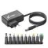 Cromad Cargador de Pared Universal Automatico 24W - 11 Conectores Diferentes