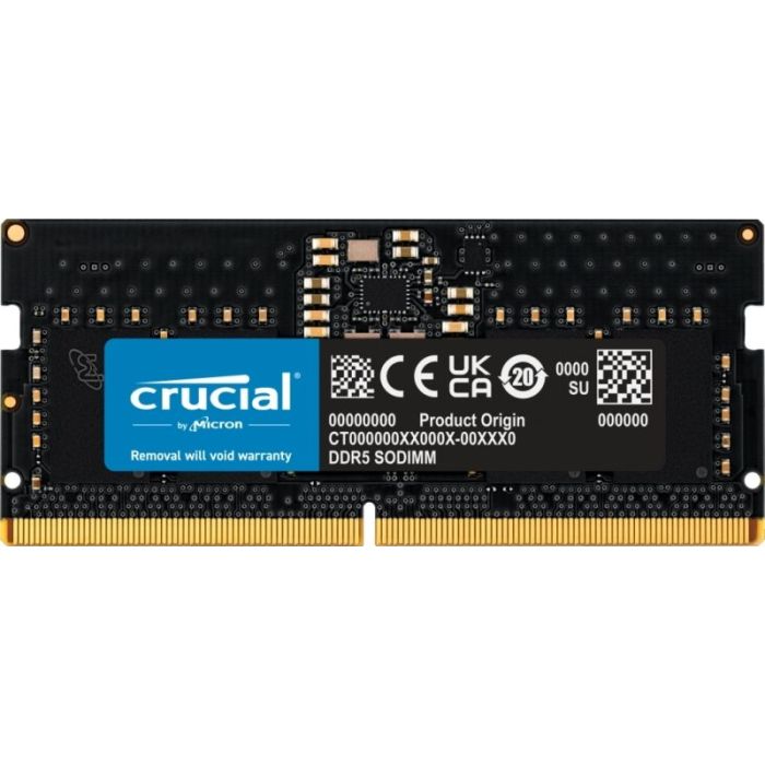 Crucial Memoria RAM DDR5 8GB 4800MHz CL40 SODIMM