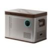 Muvip Nevera Compresor Portatil 41 Litros - Temperatura entre -20º/+20º - 60W - Doble Zona - Asas de Transporte - Compresor silencioso - Color Plata/Marron