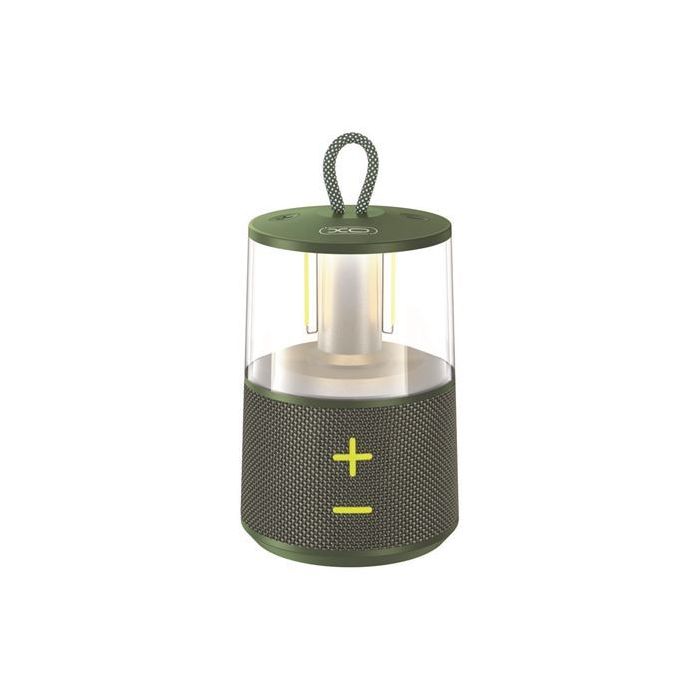 XO F59 Altavoz Bluetooth 5W con Lampara Camping - Color Verde