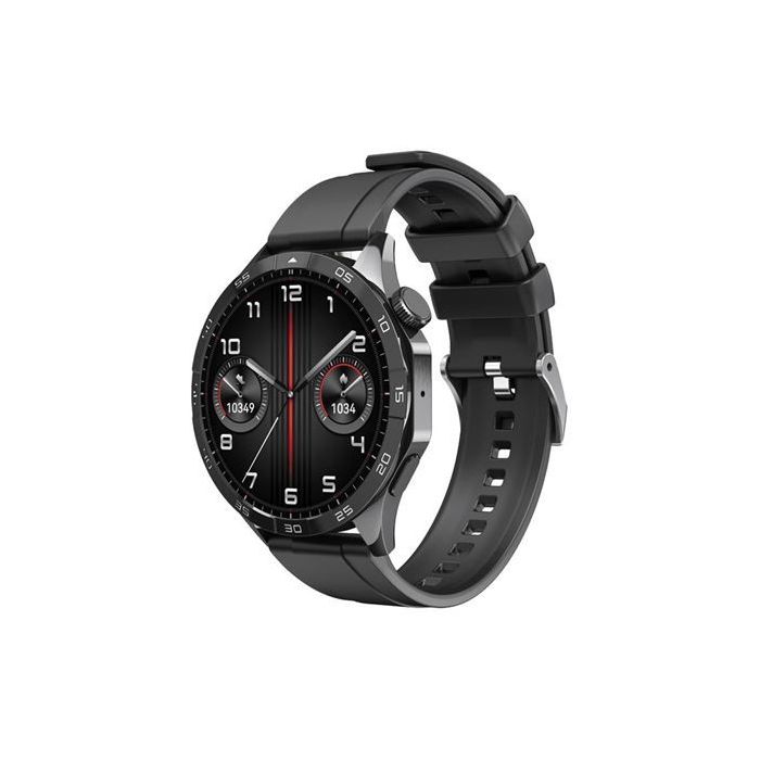 XO WATCH4 Reloj Smartwatch Pantalla Redonda 1.43" AMOLED - Llamadas BT - Multideporte - IP68 - Color Negro