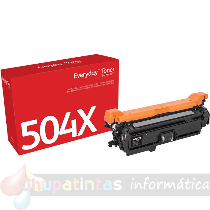 Xerox Everyday HP CE250X Negro Cartucho de Tóner Genérico - Reemplaza 504X