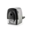 Dahle 133 Afilalapices de Manivela - Para Lapices de 8 a 11,5mm Ø - Fresa de Acero - Forma de Punta Ajustable - Gran Deposito - Color Gris/Negro