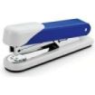 Novus Stabil Grapadora de Sobremesa - Capacidad de grapado 30 Hojas - Grapas 24/6, 26/6 - Grapado Abierto, Cerrado y Clavado - Color Blanco/Azul