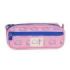 Milan Coleccion 460 Portatodo Rectangular - 2 Compartimentos con Cremallera - Color Rosa/Azul