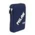Milan Coleccion 430 Plumier de 2 Pisos con 2 Gomas de Borrar, Sacapuntas, Lapiz, Boligrafo P1 Touch Azul, Regla, 12 Lapices de Colores y 18 Rotuladores - Color Azul