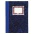 Dohe Cuaderno Cartone Rayado Horizontal de 100 Hojas - Folio Natural - Tapa en Tres Piezas con Lomera de Tela - Interior en Papel Offset de 70g/m2 - Cosidos a Hilo Vegetal - Lomo Azul