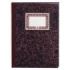 Dohe Cuaderno Cartone Modelo Caja de 100 Hojas - Folio Natural - Tapa en Tres Piezas con Lomera de Tela - Interior en Papel Offset de 70g/m2 - Cosidos a Hilo Vegetal - Lomo Burdeos