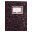 Dohe Cuaderno Cartone Modelo Caja de 100 Hojas - Folio Natural - Tapa en Tres Piezas con Lomera de Tela - Interior en Papel Offset de 70g/m2 - Cosidos a Hilo Vegetal - Lomo Burdeos